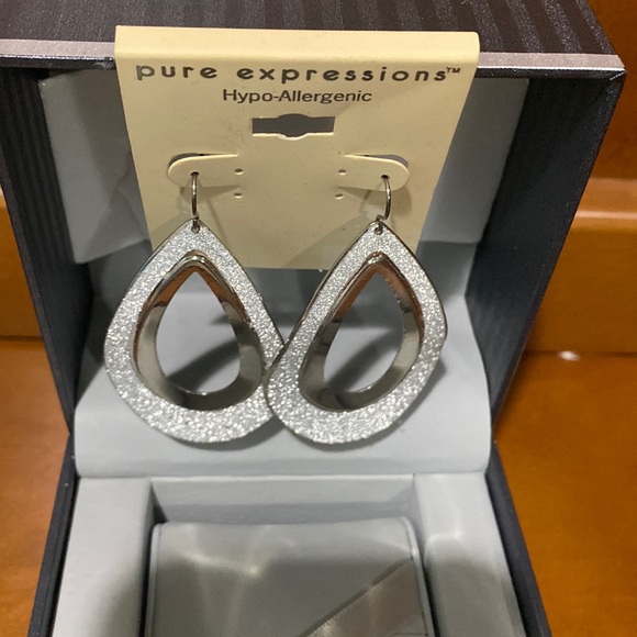 New Years Edition Pure Expressions Hypo-Allergenic Earrings NWT - Picture 1 of 1